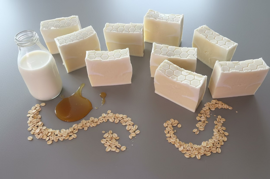 Rice Milk Oatmeal Honey Goats Milk Soap