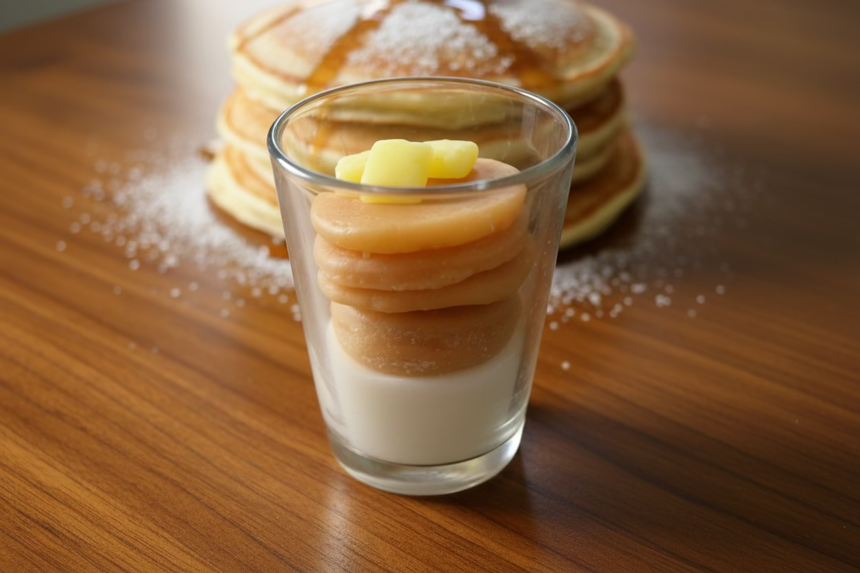 Maple Pancakes Soy Wickless Candle