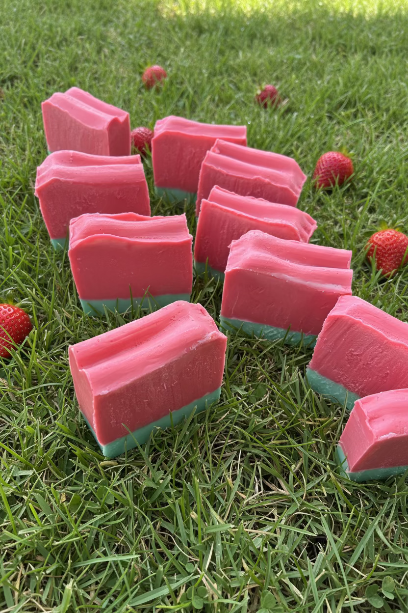 Strawberry Goats Milk Soap